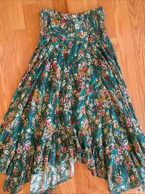 Natural Life Maxi Skirt in Green